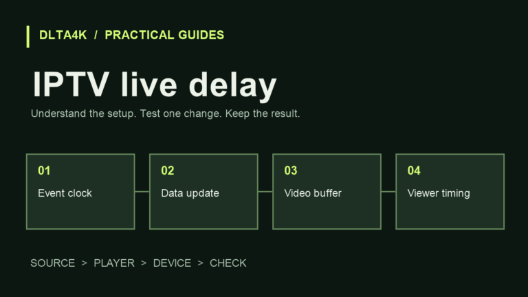 IPTV live delay: تأخير بث المباريات والنتائج